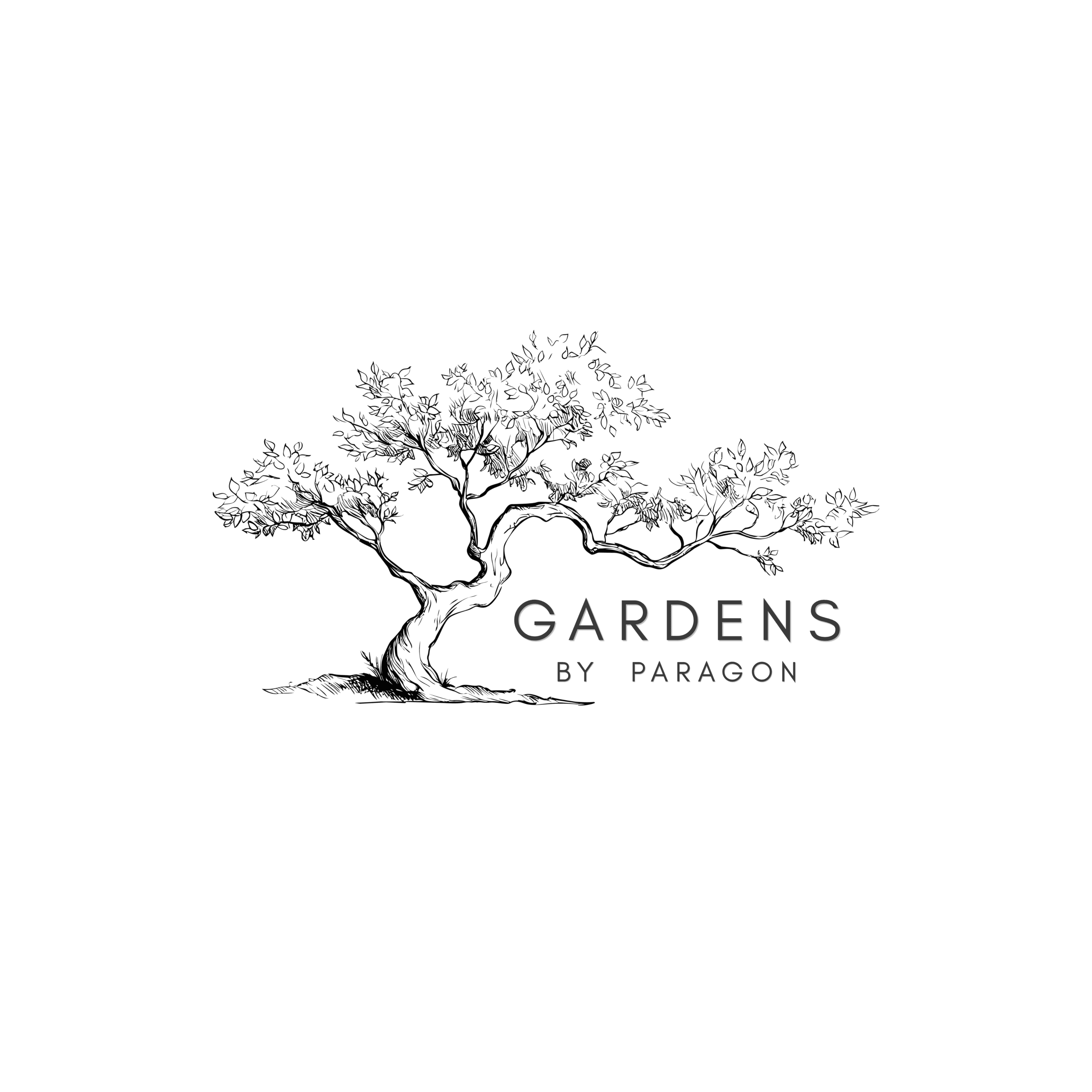 GlacialBlack Gardens by Paragon Logo